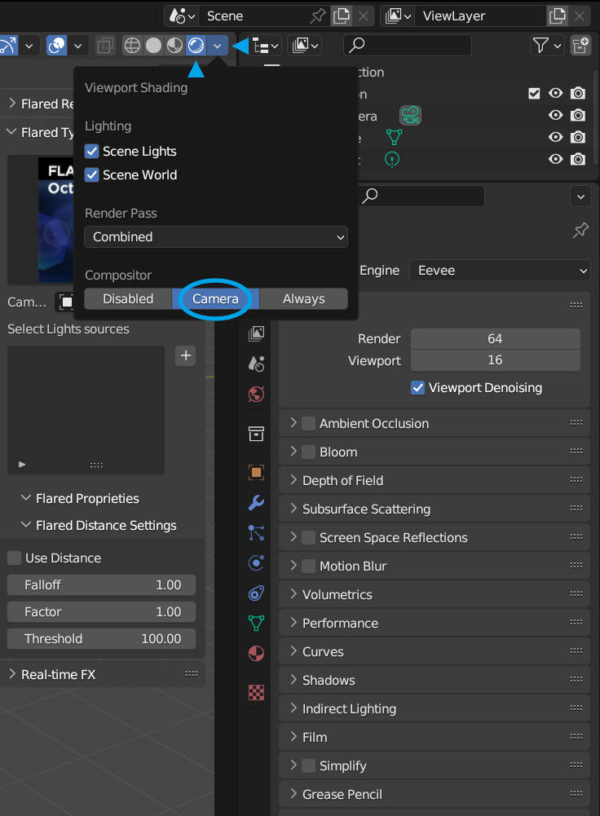 Realtime FX are active, but I can't see them - Flared - Glared | Lens Flare