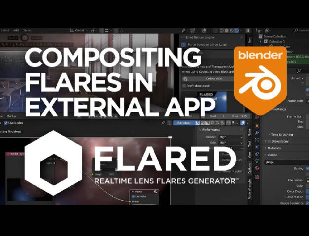 Glared - Light Leaks FX for Blender - Reduce Flickering Function